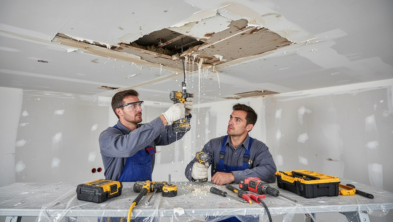 Ceiling Water Damage Repair